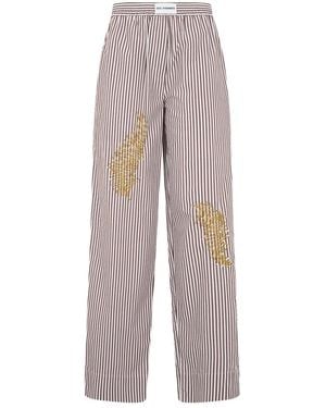 Des Phemmes Wide Trousers - Gris
