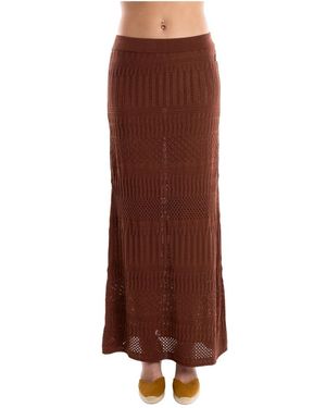 Akep Maxi Skirts - Marrón