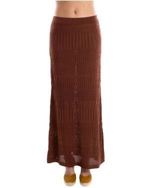 Akep Maxi Skirts - Marrón