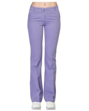 Kiltie Wide Pants - Purple