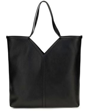 Saint Laurent Y Stitch Tote Bag - Zwart