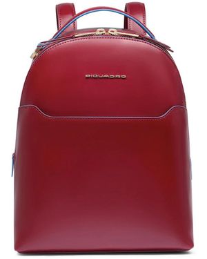 Piquadro Kleiner Rucksack - Rot