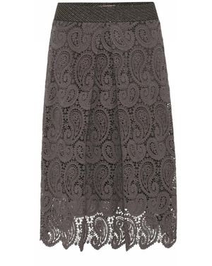 GUSTAV Midi Skirts - Gray