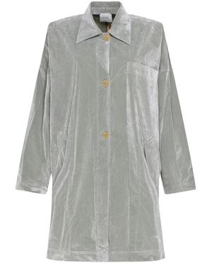 Alysi Single-Breasted Coats - Gris