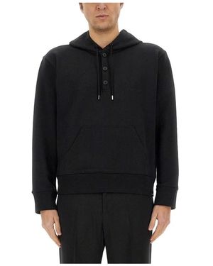 Courreges Cotton Hoodie - Zwart