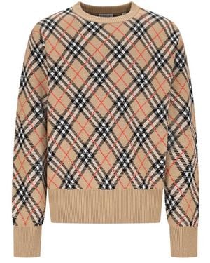 Burberry Round-Neck Knitwear - Meerkleurig
