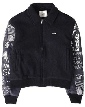 Arte' Bomber Jackets - Black