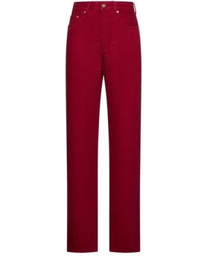 Jacquemus Straight Fit Jeans - Red