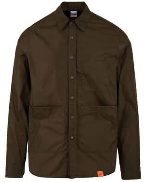 Aspesi Overhemden ,Groen ,Katoen Militair Stijl Overhemd