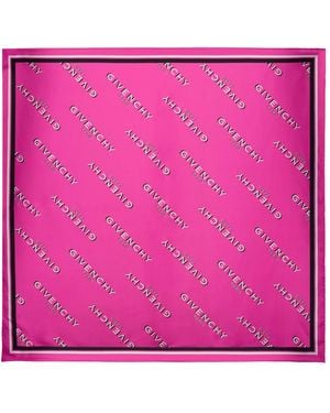 Givenchy Shadow Silk Square - Roze