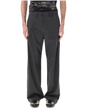 ROA Numb Pinstriped Packable Pants - Grau