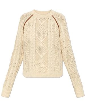 DIESEL Round-Neck Knitwear - Neutro