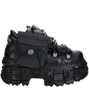 New Rock Sneakers - Negro