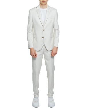 MULISH Single Breasted Suits - Grey