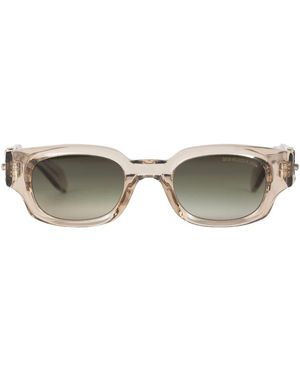 Cutler and Gross Adler quadratische sonnenbrille in sandkristall - Natur