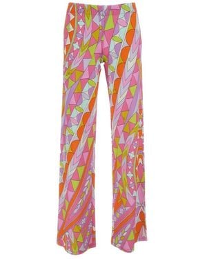 PUCCI Straight Pants - Red