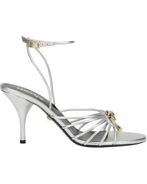 Versace High Heel Sandals - White