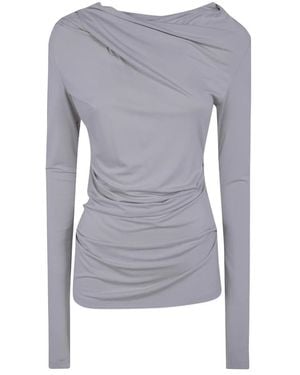 Entire studios Drape Top - Blau