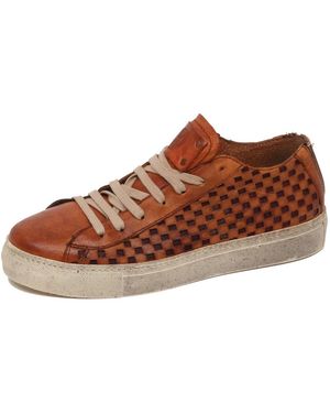 JAKÒ Vintage-Effekt Handgemachter Schuh Modell Matty - Braun