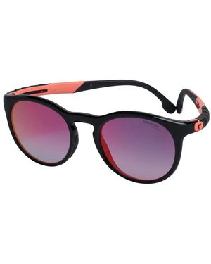 Carrera Accessoires ,Zwart ,Sportieve Ronde Zonnebril - Paars