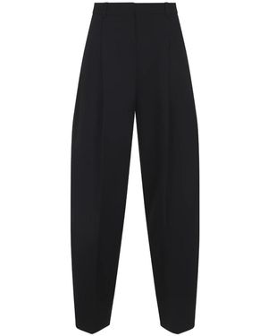 Jacquemus Zwarte Wol Hoge Taille Broek