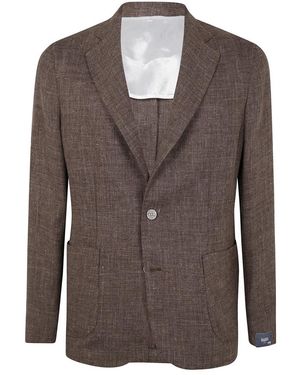 Barba Napoli Easy Single Breast Jacket - Bruin