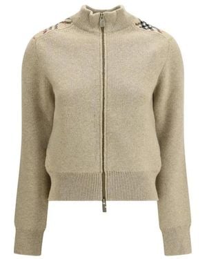 Burberry Cardigans - Natural