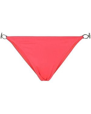 DIESEL Badmode ,Roze ,Metalen Logo Hipster Bikini Broekje
