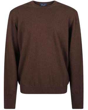Drumohr Rundhals-Pullover - Braun