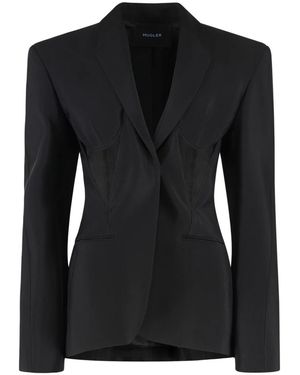 Mugler Blazers - Black