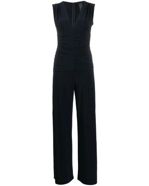 Norma Kamali Jumpsuits & Playsuits ,Blauw ,Blauwe Stijlvolle Top - Zwart