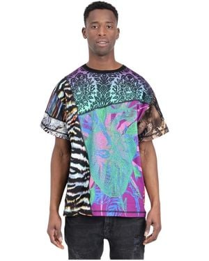 Just Cavalli T-Shirts - Blauw