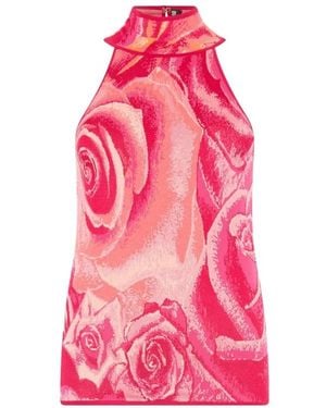 Roberto Cavalli Sleeveless Tops - Pink