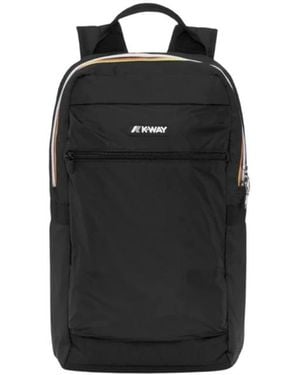 K-Way Tassen ,Zwart ,Polyester Mid Laon Rugzak