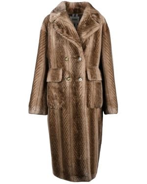 S.w.o.r.d 6.6.44 W.O.R.D 6.6.44, ,Jassen ,Bruin ,Polyester Cappotto Eco
