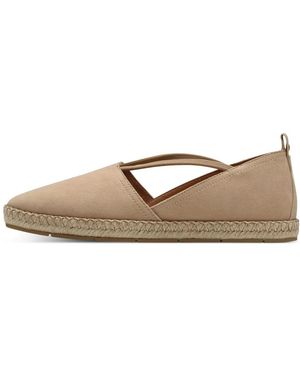 Tamaris Leder Espadrille - Natur