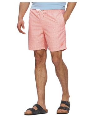 Shiwi Badmode ,Oranje ,Mike Zwemshorts 7 Inch Geo Square - Roze