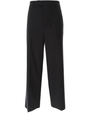 MSGM Wide Trousers - Black