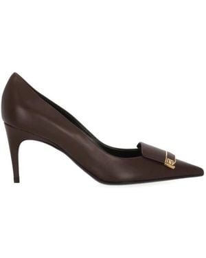 Sergio Rossi Schoenen ,Bruin ,Leer Arrowhead Pomp