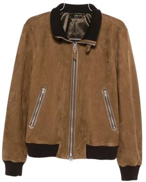 Tom Ford Bomber Jackets - Marrone