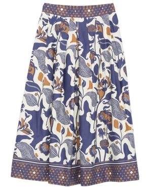 Clips Midi Skirts - Blue