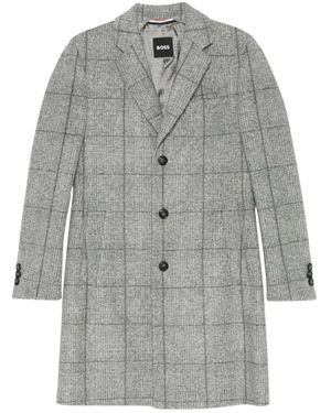 HUGO Single-Breasted Coats - Gris
