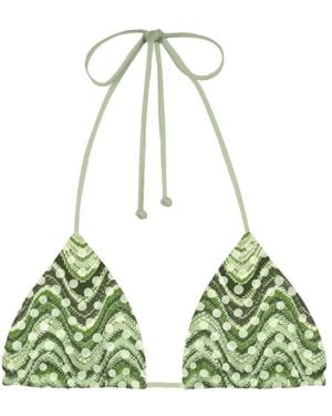 MC2 Saint Barth Badmode ,Groen ,Leah Bikini Top