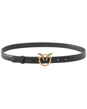 Pinko Accessoires ,Zwart ,Belts - Wit