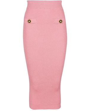 Balmain Midi Skirts - Rosa
