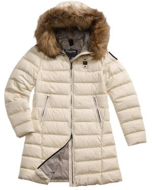 Blauer Winter Jackets - Metallizzato