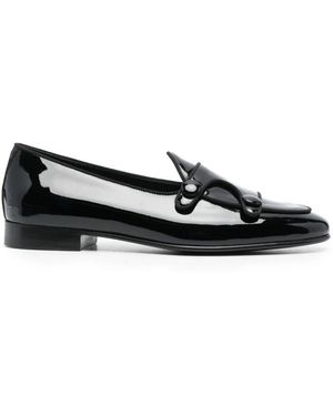 Edhen Milano Schoenen ,Zwart ,Leer Brera Loafers