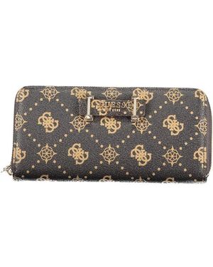 Guess Brown Polyethylene Wallet - Grey