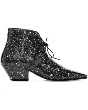 Saint Laurent Cowboy & Biker Boots - Black