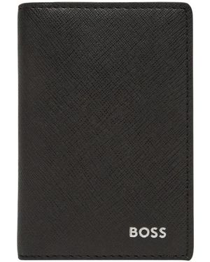 HUGO Bifold-Geldbörse Aus Kunstleder - Schwarz